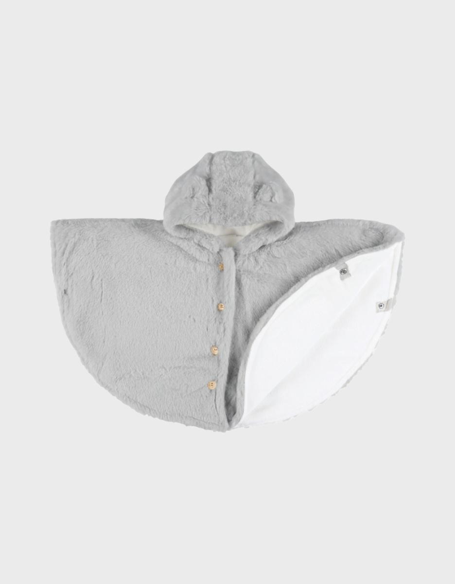 Poncho bébé, Groloudoux® ultra doux