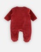 Pyjama dors-bien en velours, rouge brique