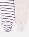 Set met 2 1-delige pyjamas, beige/karamel