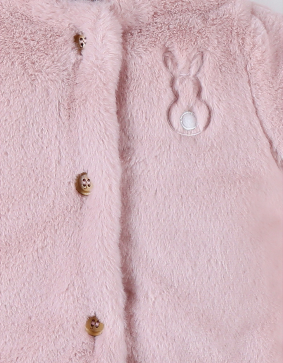 Groloudoux® hooded jacket, powder pink