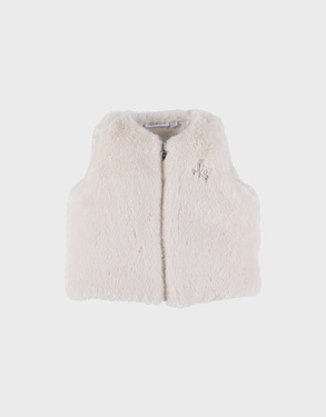 Beige bodywarmer in Groloudoux®
