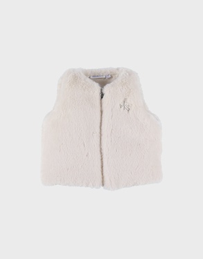 Beige bodywarmer in Groloudoux®
