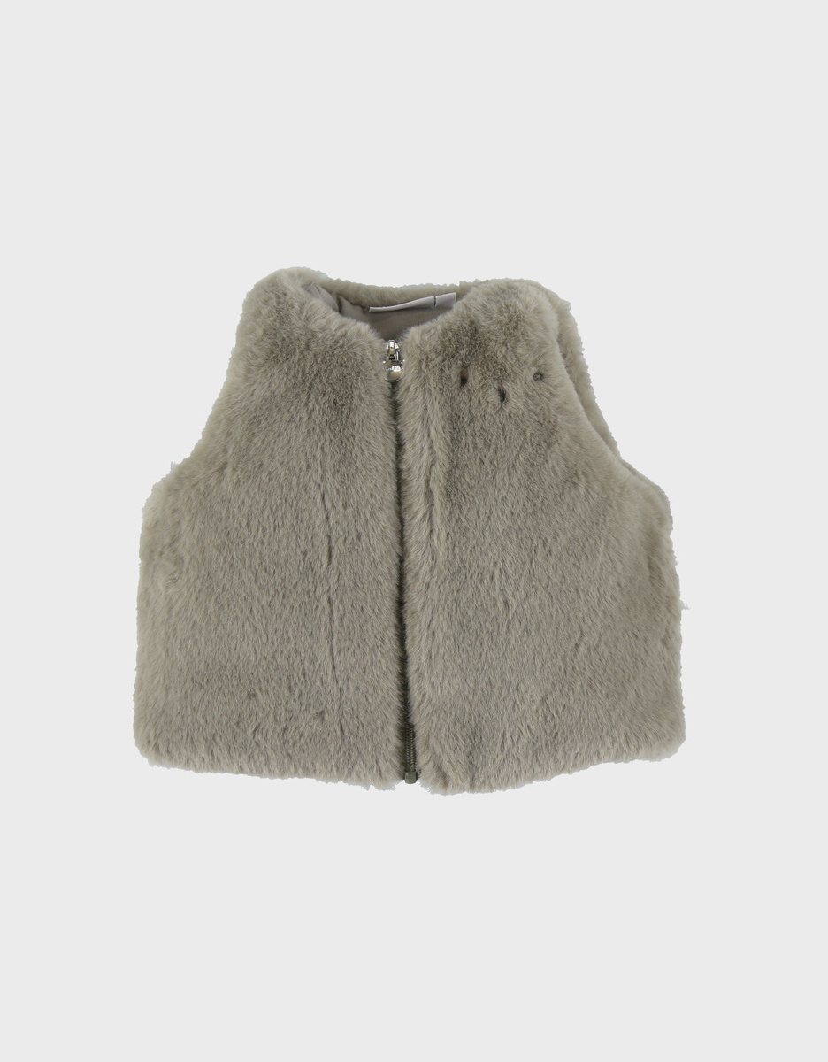 Kaki bodywarmer in Groloudoux®
