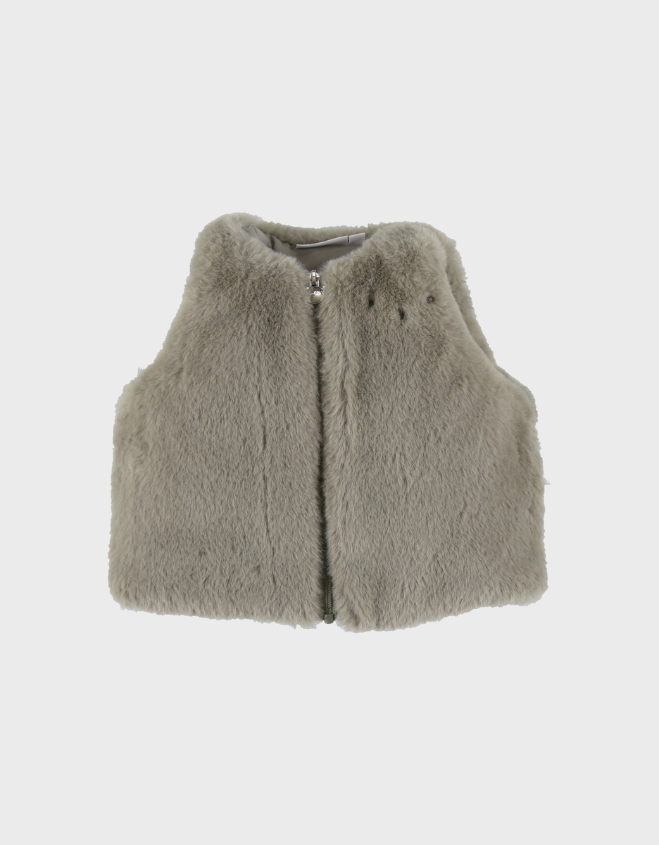 Kaki bodywarmer in Groloudoux®