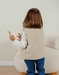 Lattekleurige bodywarmer in Groloudoux®
