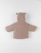 Vest met kap uit uit Sherpa