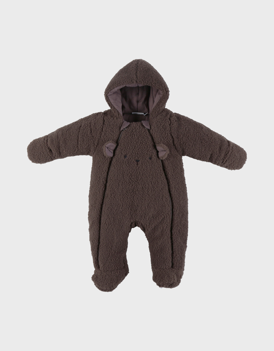 Chocolate snowsuit in Groloudoux®
