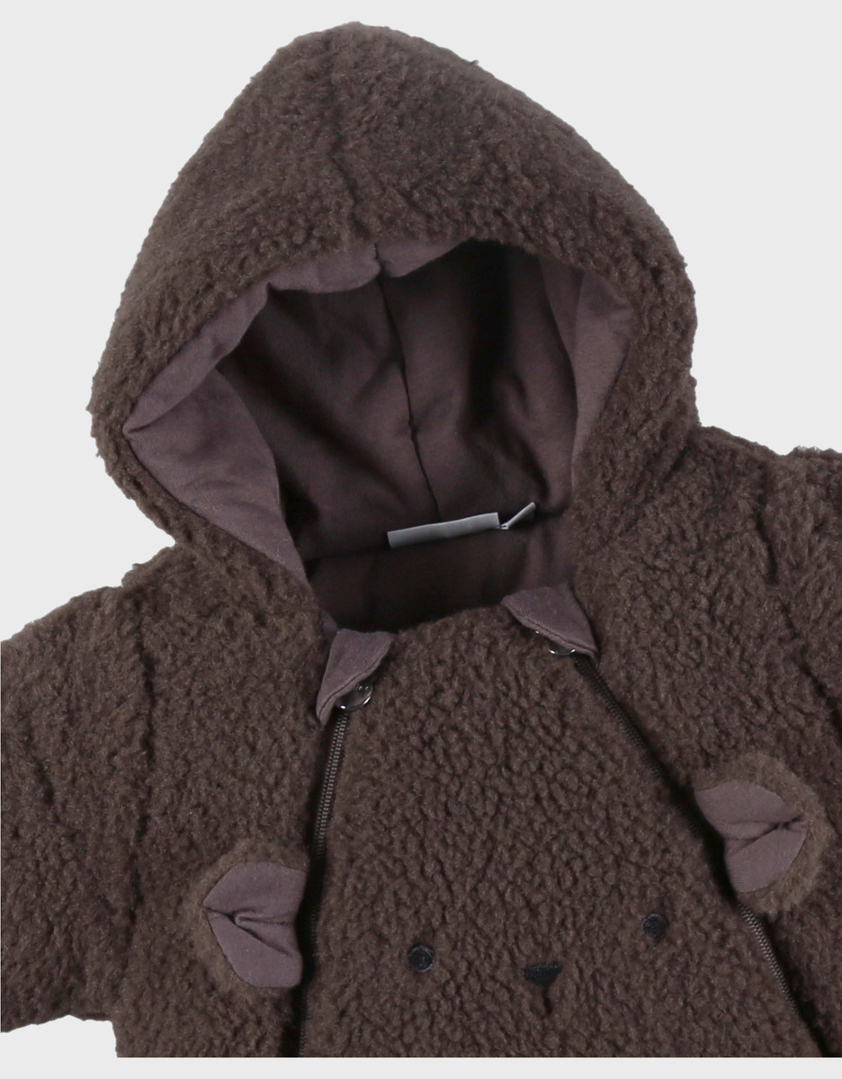 Chocolate snowsuit in Groloudoux®
