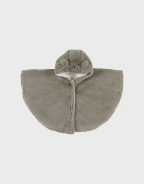 Kaki poncho in Groloudoux®
