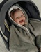 Kaki poncho in Groloudoux®
