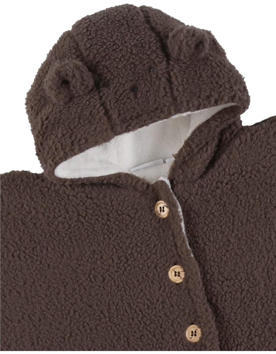 Poncho marron chocolat en Groloudoux®