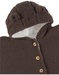 Chocolate poncho in Groloudoux®

