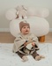 Lattekleurige poncho in Groloudoux®

