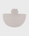 Lattekleurige poncho in Groloudoux®
