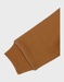 Bruin sweatshirtvest met capuchon in Sweatoloudoux®
