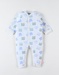 Jersey pyjamapakje met Nouky print, ecru/blauw