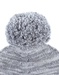 Bonnet en tricot, gris clair