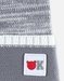 Bonnet en tricot, gris clair