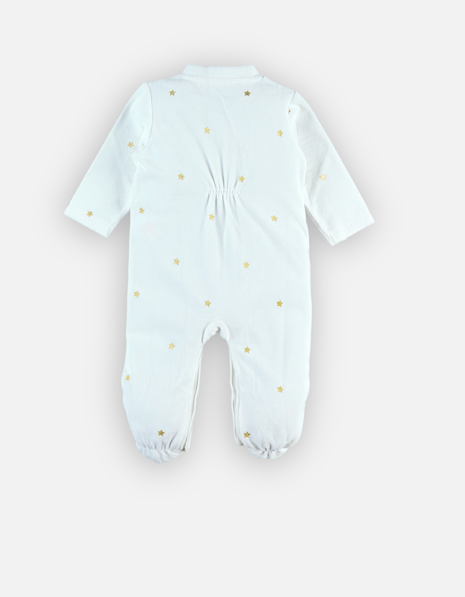 Velvet unicorn sleep-well pyjamas, off-white