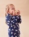 Pyjama 2 pièces en jersey, bleu marine