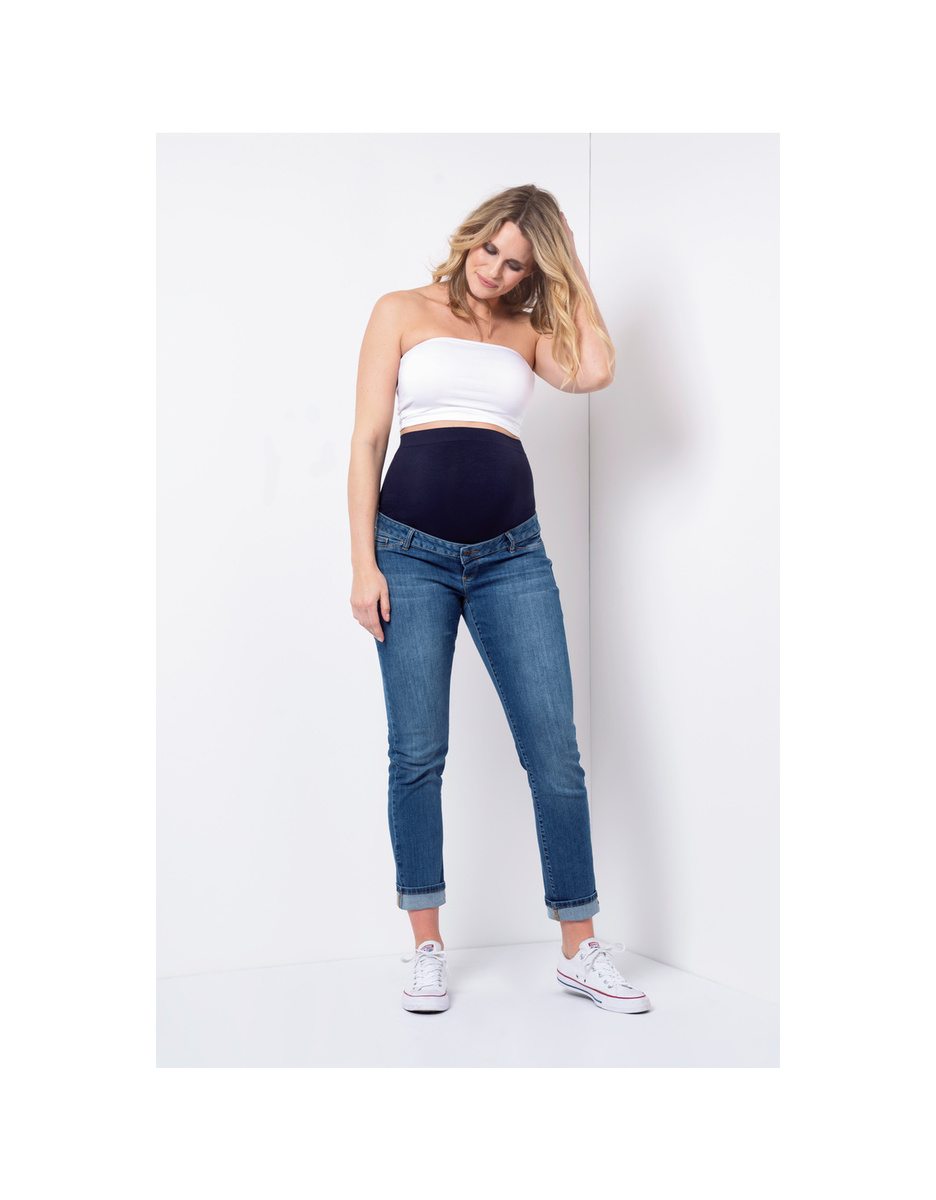 Jeans grossesse boyfriend slim