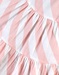 Robe rayée en coton BIO, rose clair