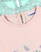 Set de 2 t-shirts en coton BIO, rose clair/vert d'eau
