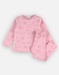 Jersey 2-delige pyjama met dierenprint, roos