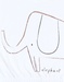 Velvet 2-piece pyjamas with elephant, off-white/pink