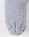 1-piece velvet pyjamas with elephant, mottled grey