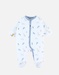 1-piece velvet pyjamas with dinosaursaursaur print, off-white