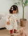 Set jurk en legging in geribde jersey
