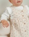 Set jurk en T-shirt in ribfluweel
