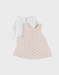 Set jurk en T-shirt in ribfluweel
