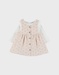Set jurk en T-shirt in ribfluweel
