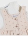 Set jurk en T-shirt in ribfluweel
