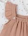 Set jurk en T-shirt in ribfluweel
