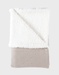Couverture 75x100cm, Coton BIO/Sherpa