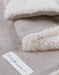 Blanket 75x100cm, Organic Cotton/Sherpa