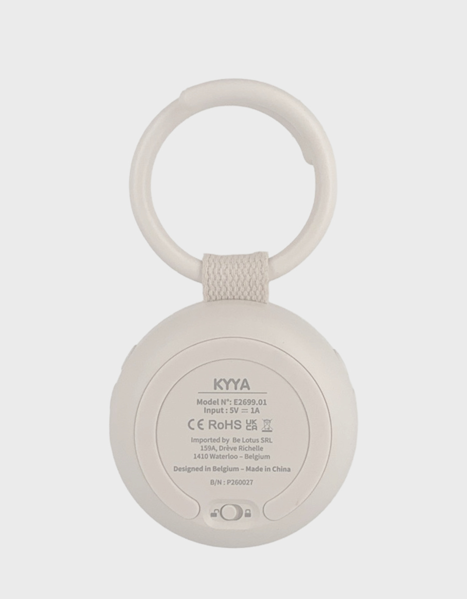 KYYA®, Draagbaar muzikaal nachtlampje - beige