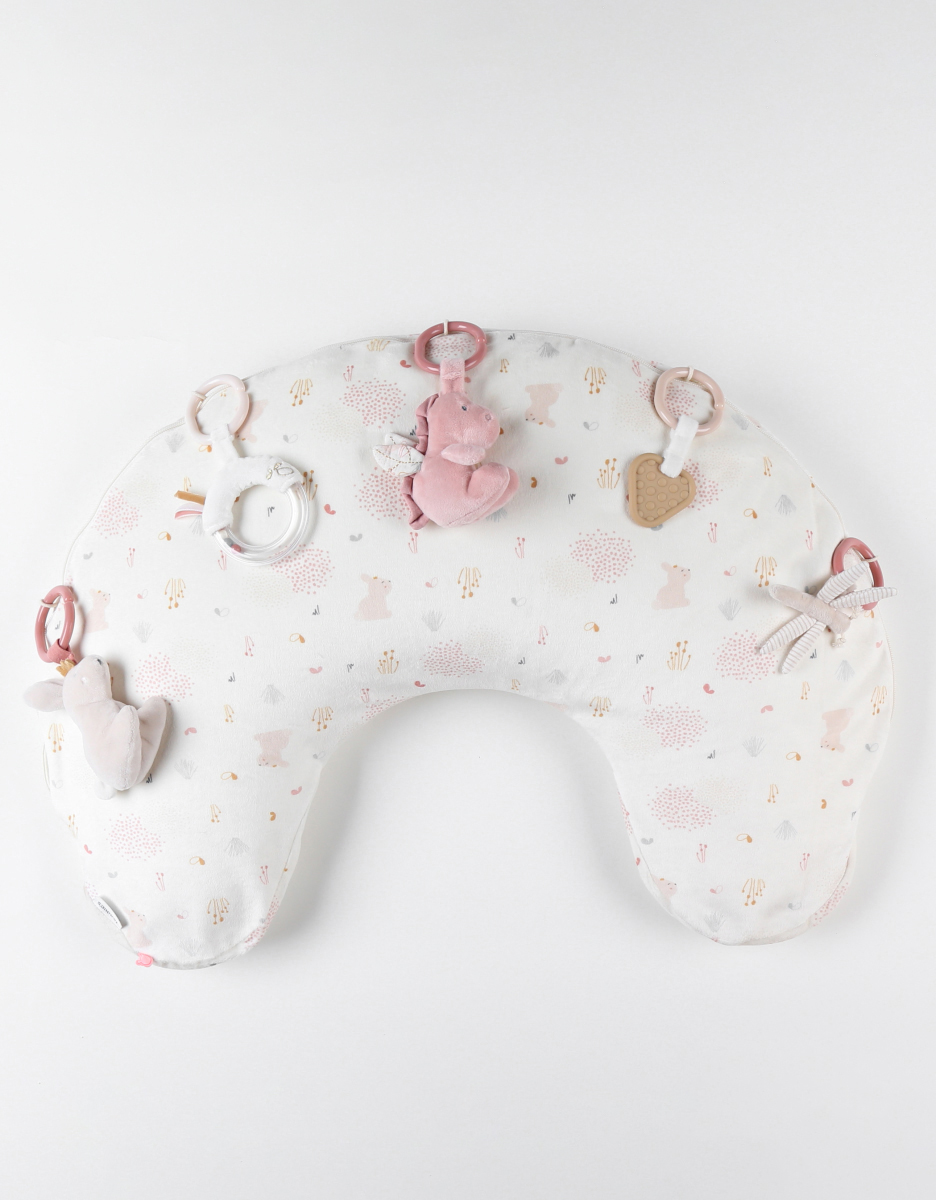 Veloudoux Lina & Joy baby activity pillow, evolving