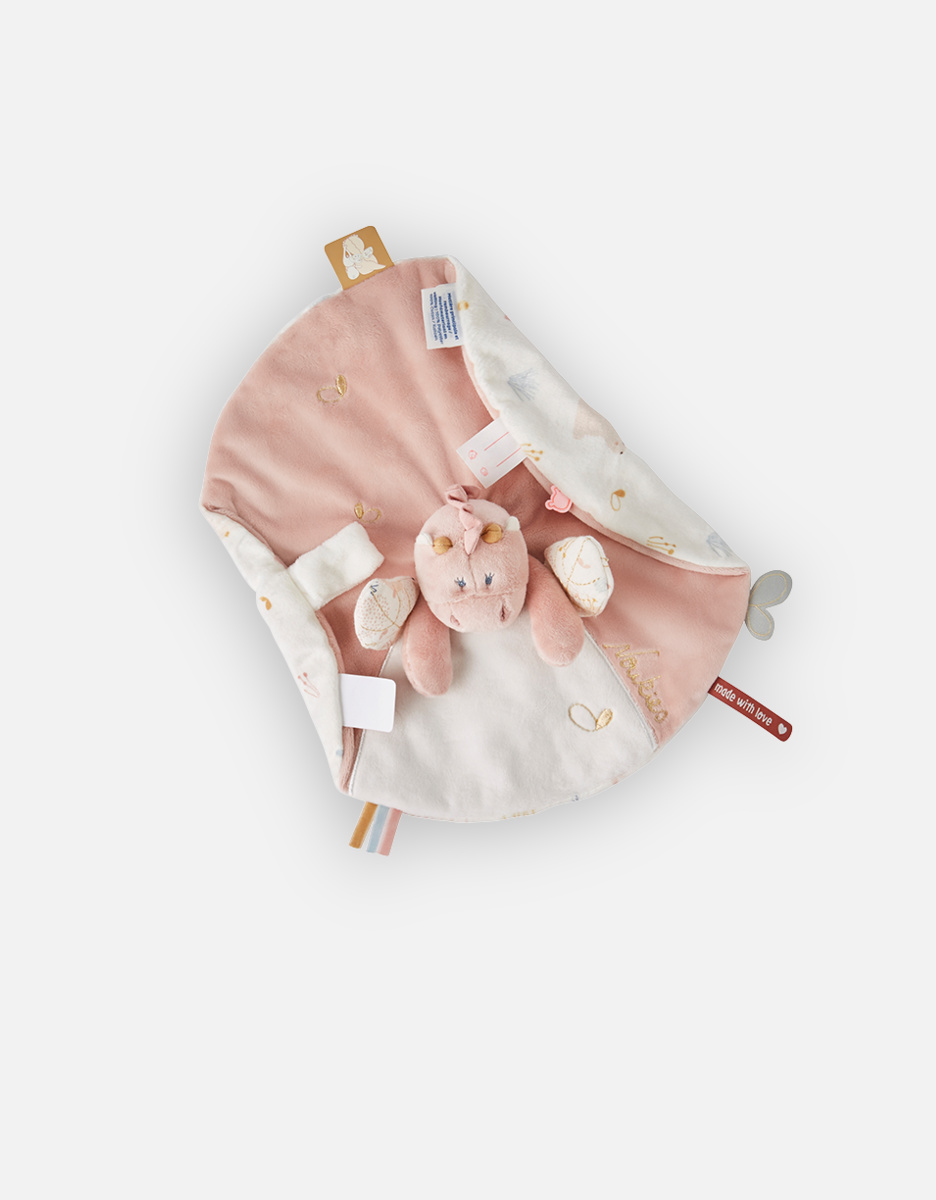 Veloudoux Joy comforter, light pink/off-white