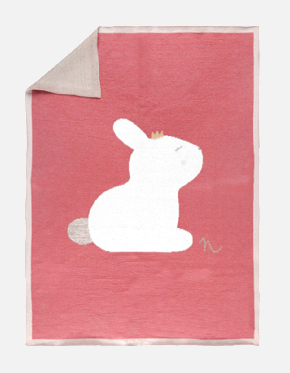 Couverture tricot Lina & Joy 75x100cm