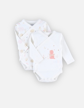Set of 2 crossover bodysuit Lina & Joy
