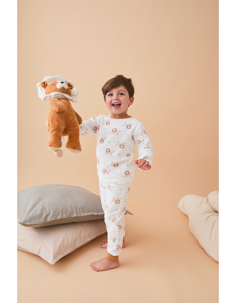 Corduroy velvet pyjamas, lion