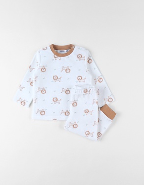 Corduroy velvet pyjamas, lion