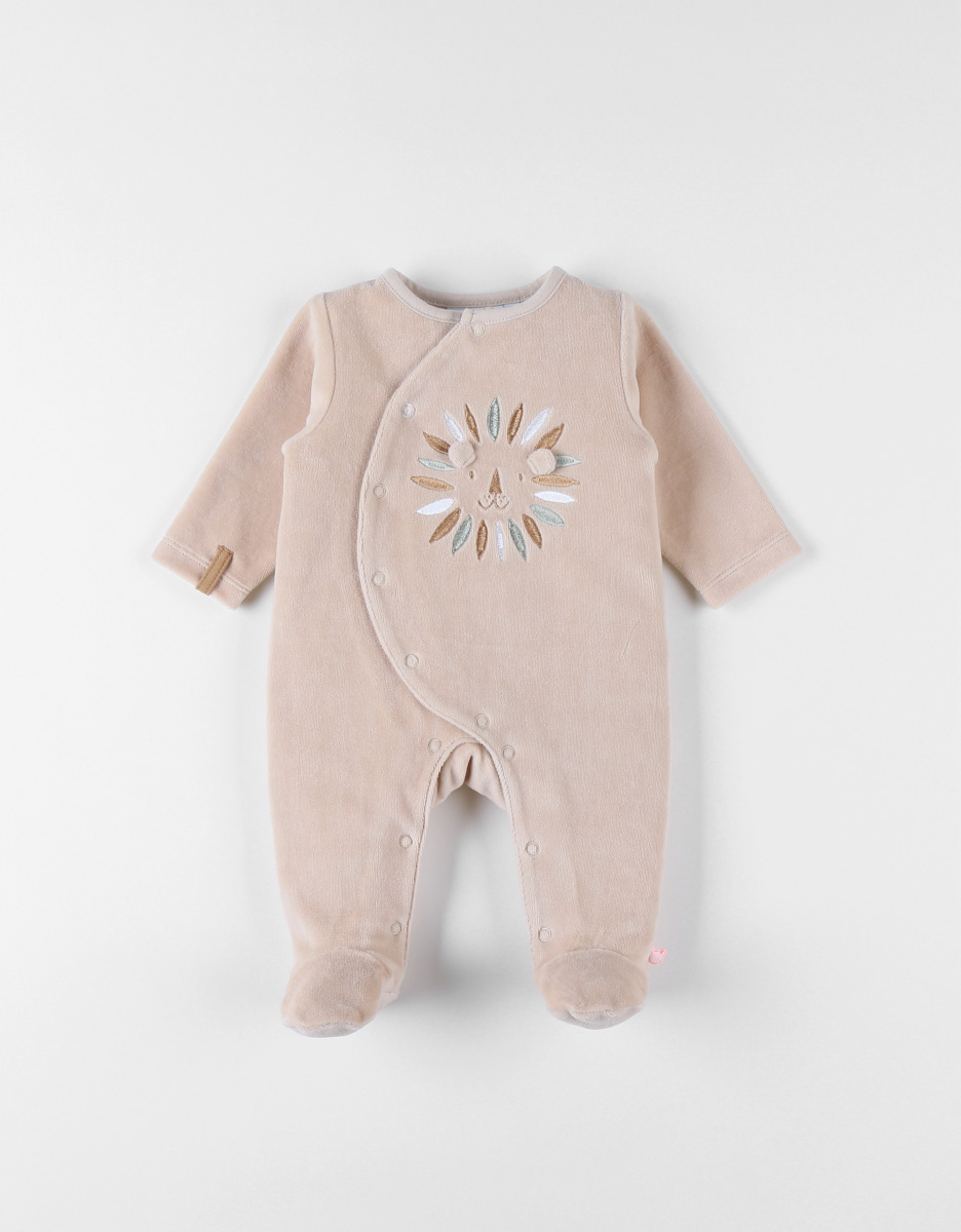 Corduroy velvet pyjamas, lion