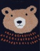 Knitted jumper, bear