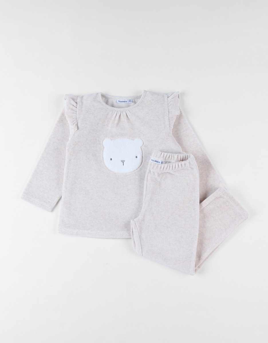 Corduroy velvet pyjamas, lion