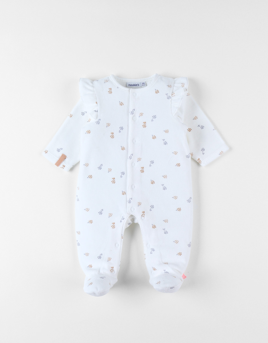 Corduroy velvet pyjamas, heart